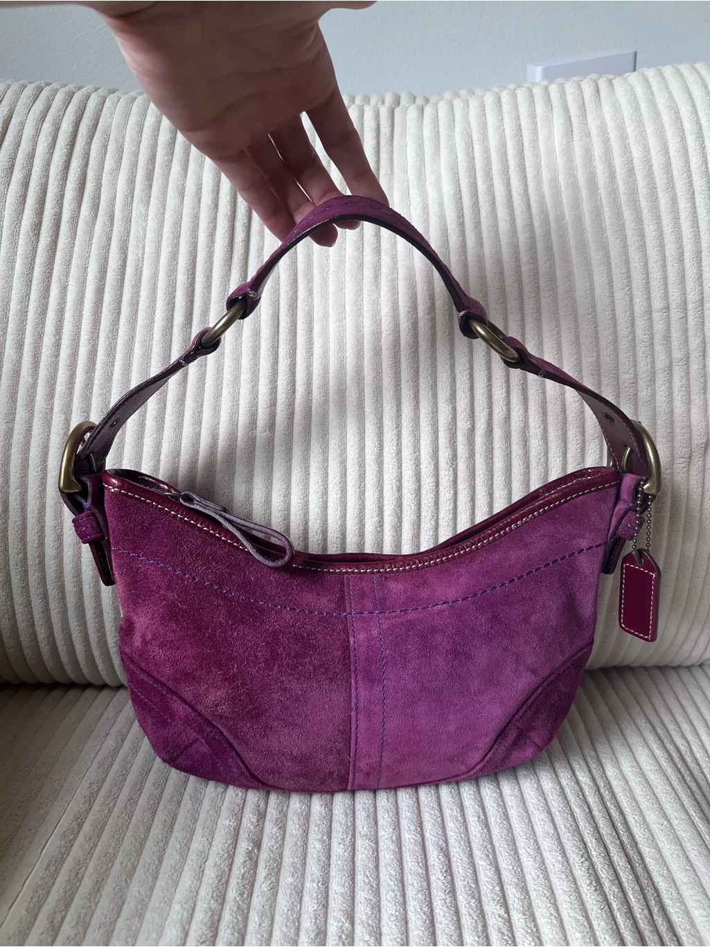 *Rare Color* Coach Soho Suede Hobo Bag